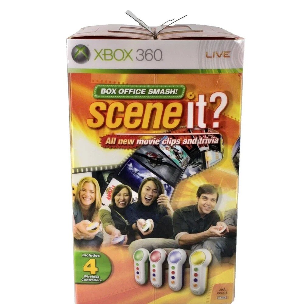 Scene It? Box Office Smash Trivia 2008 Microsoft Xbox 360 New Factory Sealed